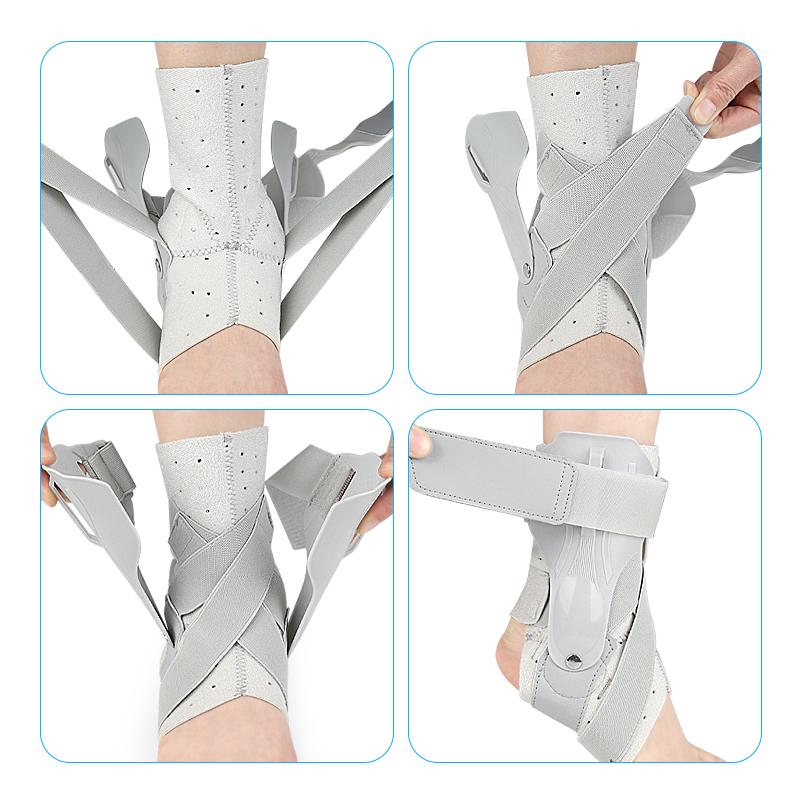 Sport Kompression Atmungsaktiv Verstellbar Knöchelbandage Herren Damen Outdoor Fitness Basketball Unterstützung Doppelsteg Stabilisierung