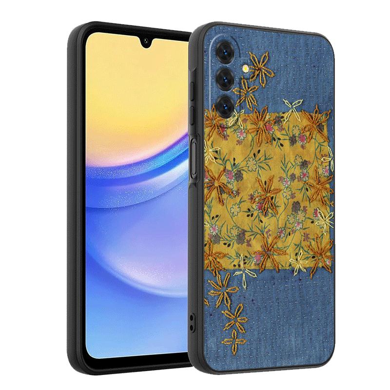 Retro Denim Pattern Soft Phone Case for Samsung A17 A37 A57 A16 A26 A36 A56 A15 A25 A35 A55 A14 A24 A34 A54 A13 A23 A33 A53 A52