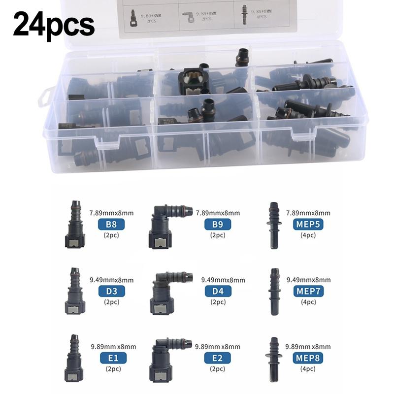 24Pcs/box Fuel Line Quick Connector Repaire