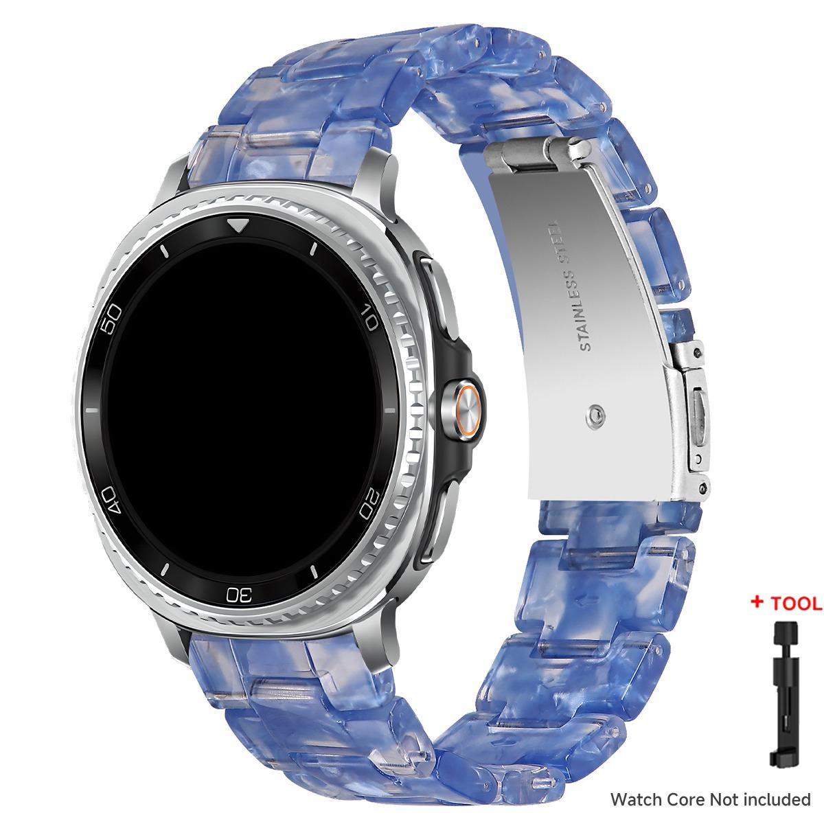 

Resin Band for Samsung Galaxy Watch 8 40 44MM/8Classic 46mmTransparent Strap Women Bracelet for galaxy Ultra 2025/7 47mm Correa for galaxy 8 classic