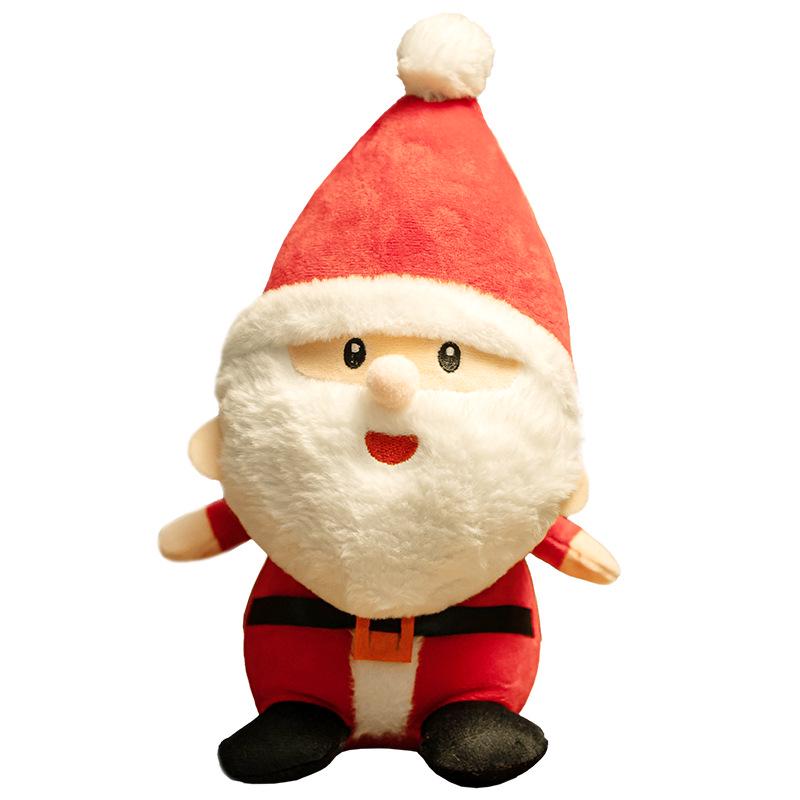 Christmas Santa Figurines & Reindeer Plush Toys Dolls Ornaments Keychains