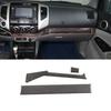 Carbon Fiber Dashboard Console Co-driver Cover Trim For Toyota Tacoma 2011-15