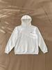 Color Block Embroidered Half-Zip Hoodie - Cotton Style with Stand Collar