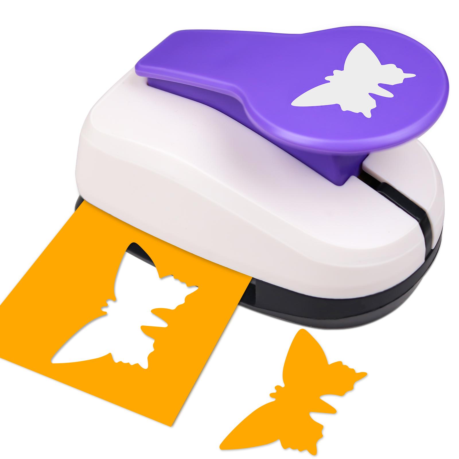 

Paper cutter for crafts Hole Punch Puncher Punches Tool 50mm 2 inch Butterfly Shapes Hole for card making custom scrapbooking 1