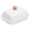 BUTTER DISH CERAMIC BUTTER DISH WHITE 139678