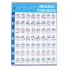 Ukulele Chord Learning Chart, Coated Paper, Convenient Size, Ukulele Chord Sheet Suitable for All Levels, Includes Chord Progression Techniques and