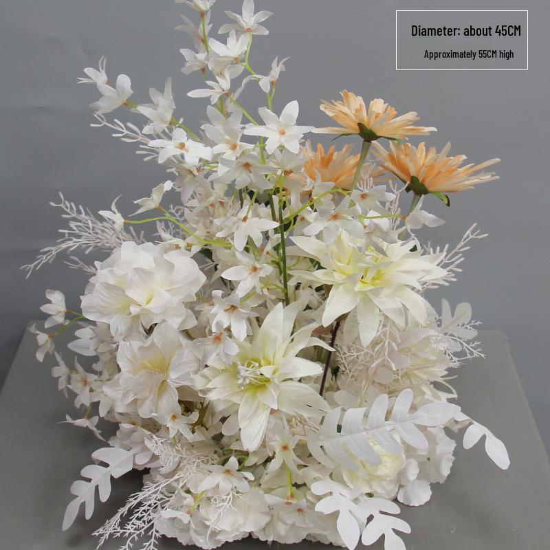 Artificial Wedding Aisle Flowers: Hotel Table Arrangements & Decorative Flower Balls for Stage and Welcome Area