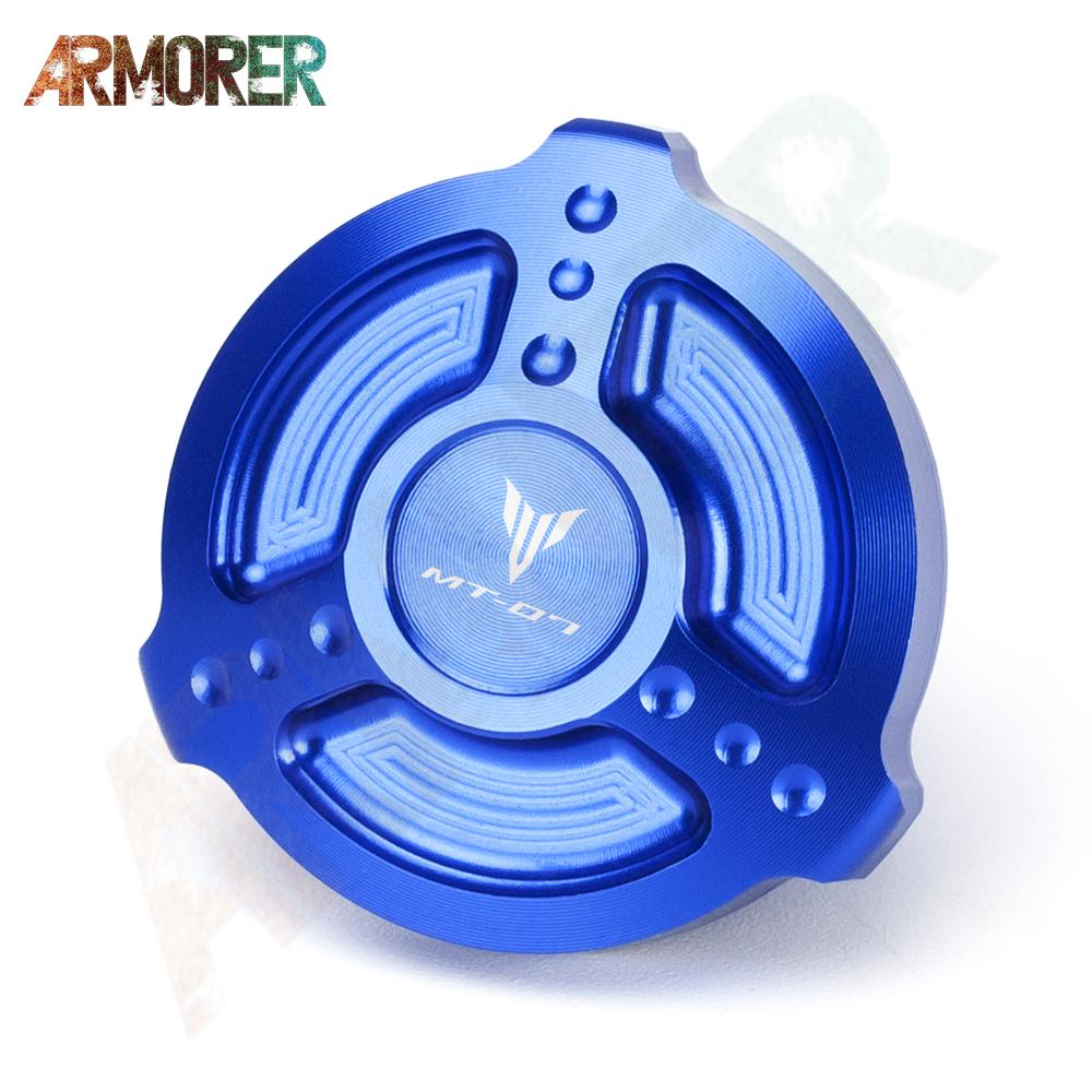 MT 07 Motorcycle Crankcase Cap Engine Oil Filler Screw Cover Plug Accessories For YAMAHA MT07 MT-07 2014 -
