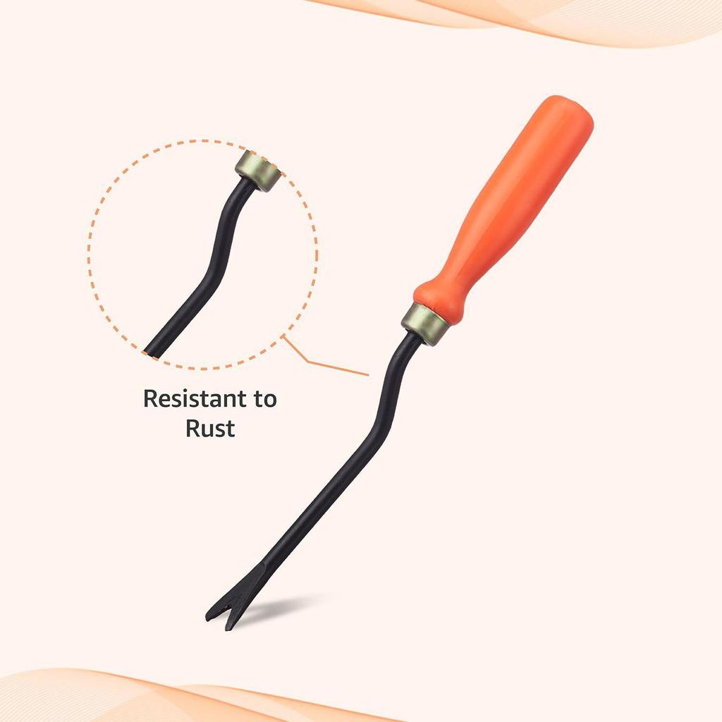 3-delars trädgårdsredskap | Stor spade, kultivator, ogräsrensare | Tillbehör för terrassodling