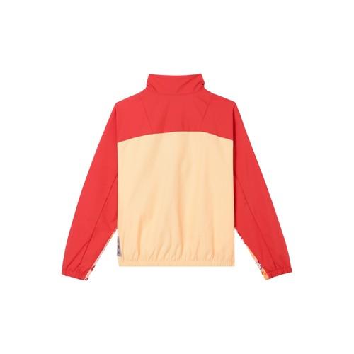 adidas CNY Lunar New Year Color-Block Sports Jacket for Women, Light Scarlet
