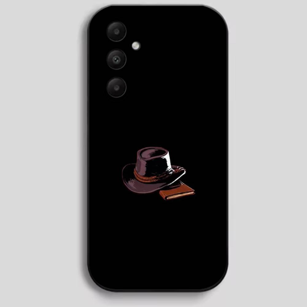 Red D-Dead R-Redemption Black Soft Silicone Phone Case For Samsung (A22-A55)