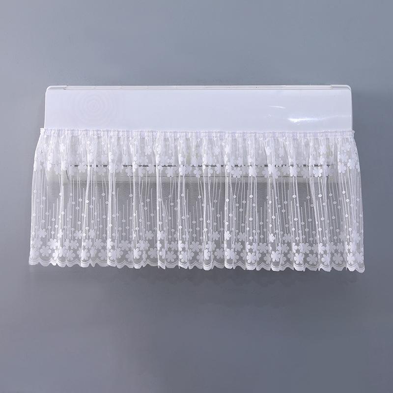 1PC Windshield Curtain Bedroom Air Conditioner Cover Cloth Dust-proof Lace Anti-direct Blowing Air Conditioner Household