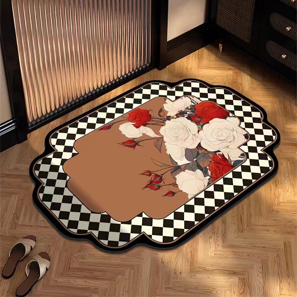 Diatom Mud Floor Mat National Water Absorption Non-slip Carpet Toilet Floor Door Mat