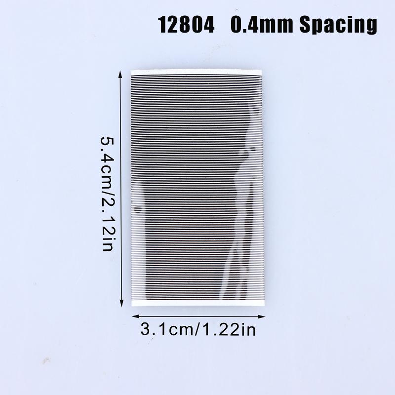 Zebra Line Conductive Paper Flat Wire - 0.4/0.5/0.6/2.54mm Pitch for LCD Screen Calculator Electronic Scale Connection