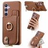 For Samsung Galaxy S25 Case RFID Blocking Phone Wallet Cover Supports Magnetic Car Holder