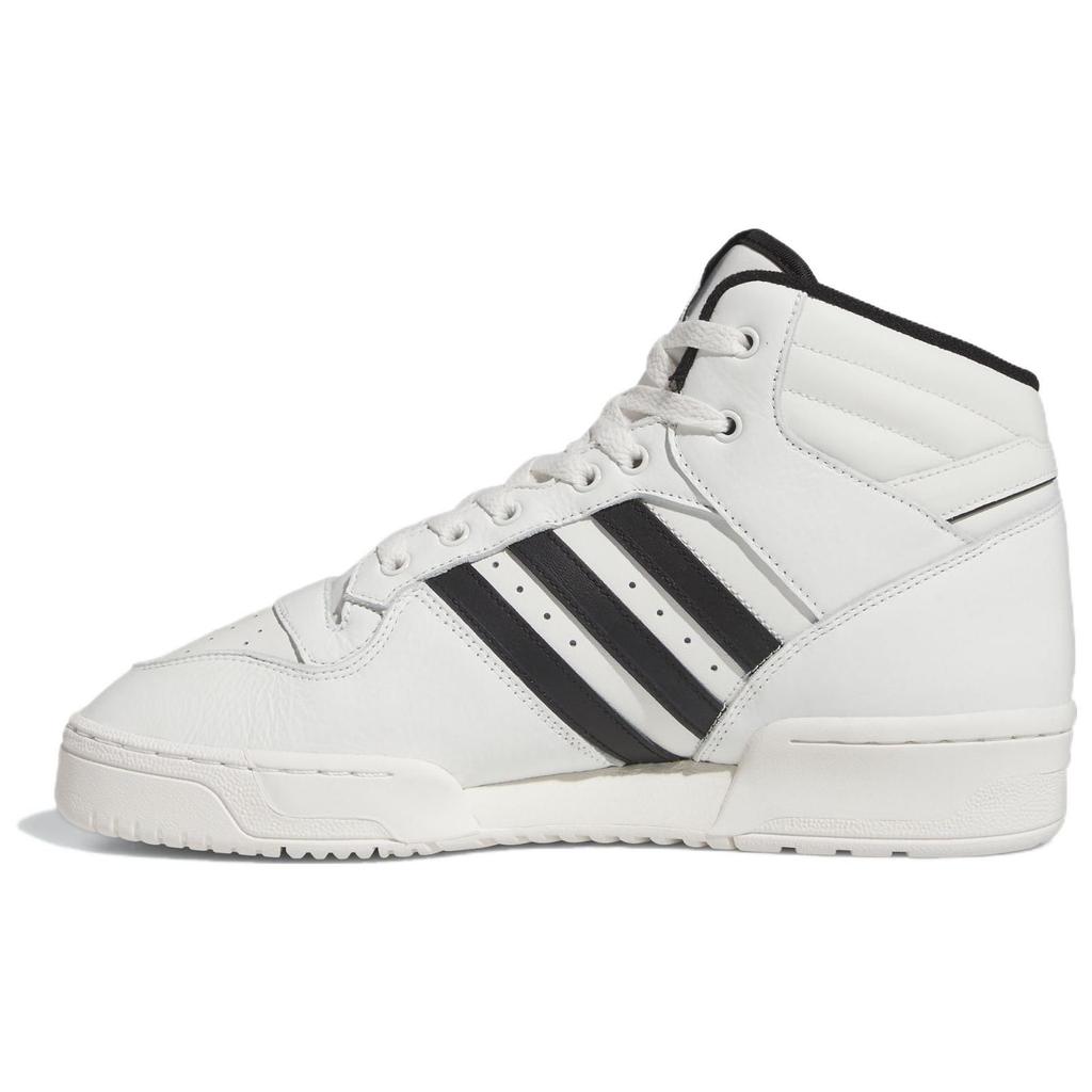 Adidas Originals Rivalry High-Top Skate Shoes Unisex Sneakers White Black ID6158