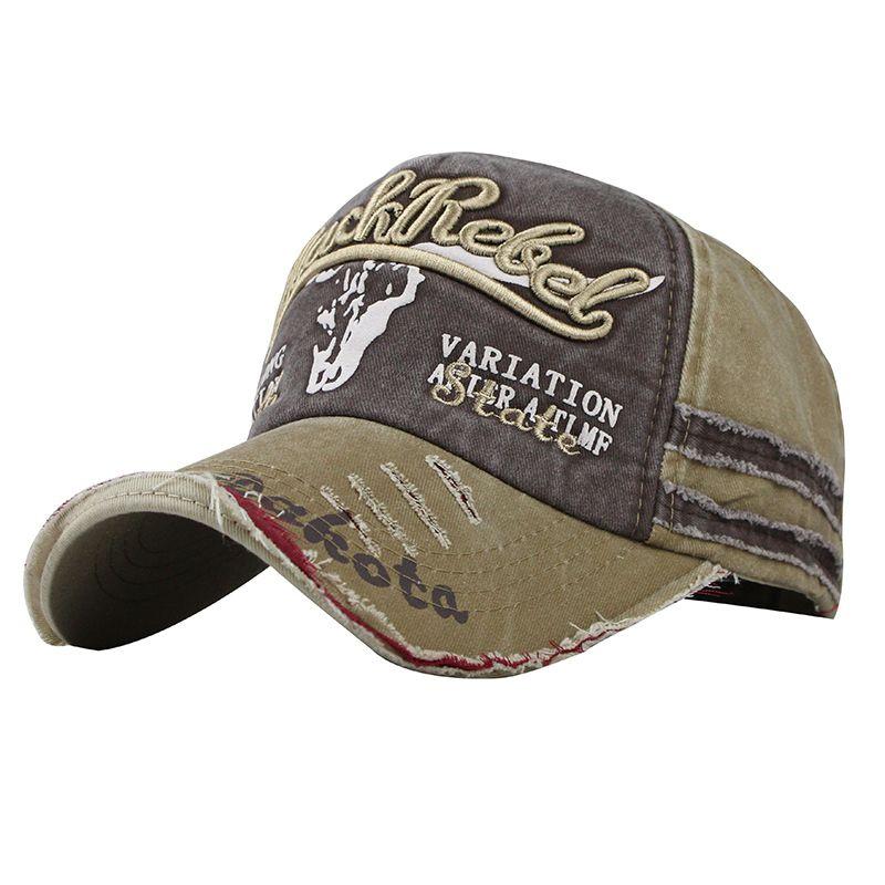 Unisex Vintage Baseball Cap Men Women Adjustable Denim Distressed Trucker Hat