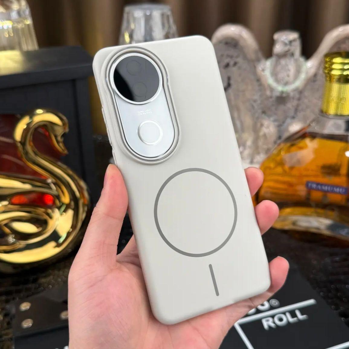 

Для VIVO V40 V30 Pro Чехол Простой и мягкий Магнитный ПК Приятный на ощупь Противоударный Чехол для VIVO V 40 30 Pro Funda For VIVO V30