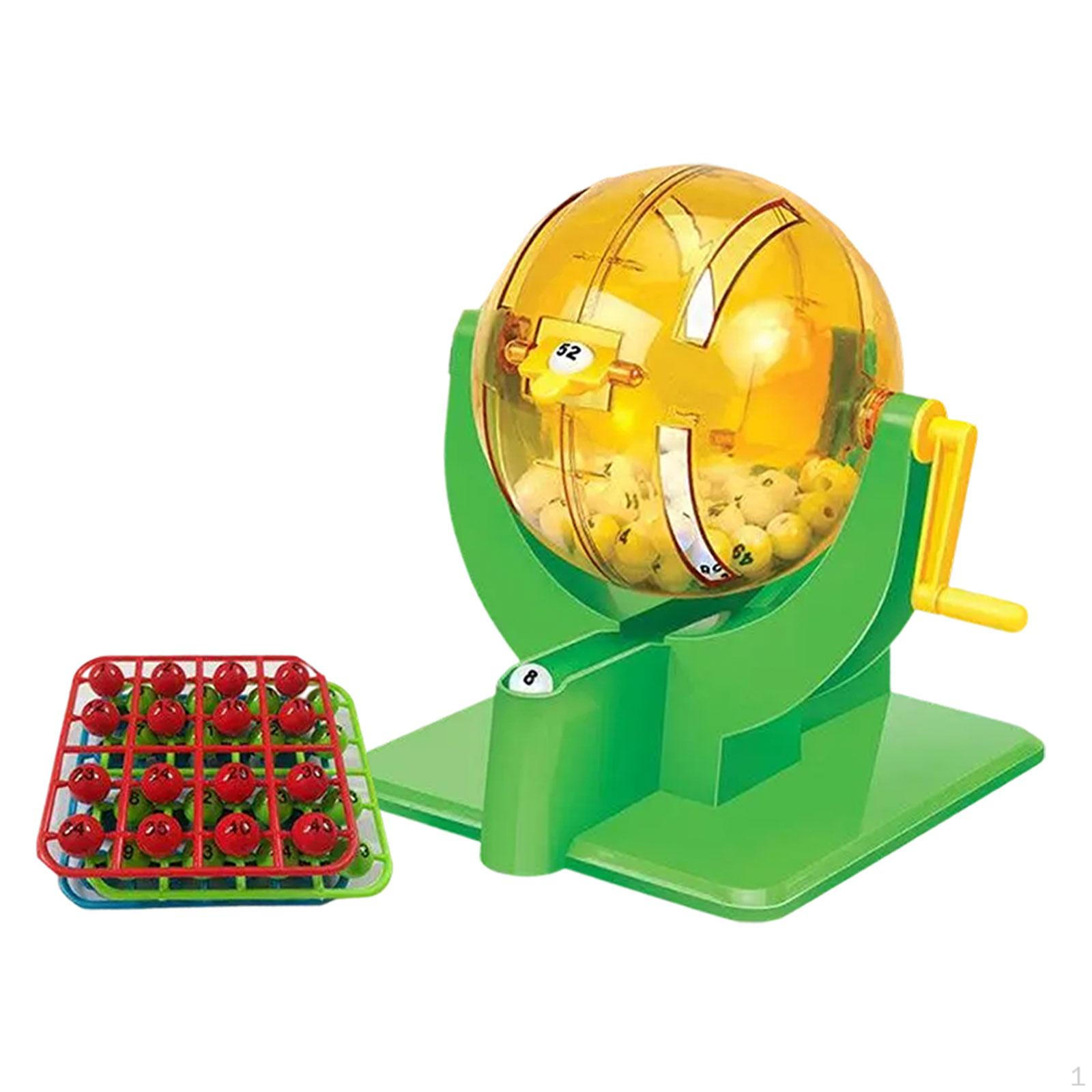 

Game Set with Lottery Number Machine And Balls Three Color Balls