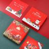 Edelstahl Löffel Tafelgeschirr Runder Löffel Kuchen Dessert Eis Kaffee Löffel Kreatives Weihnachts-Löffel-Set