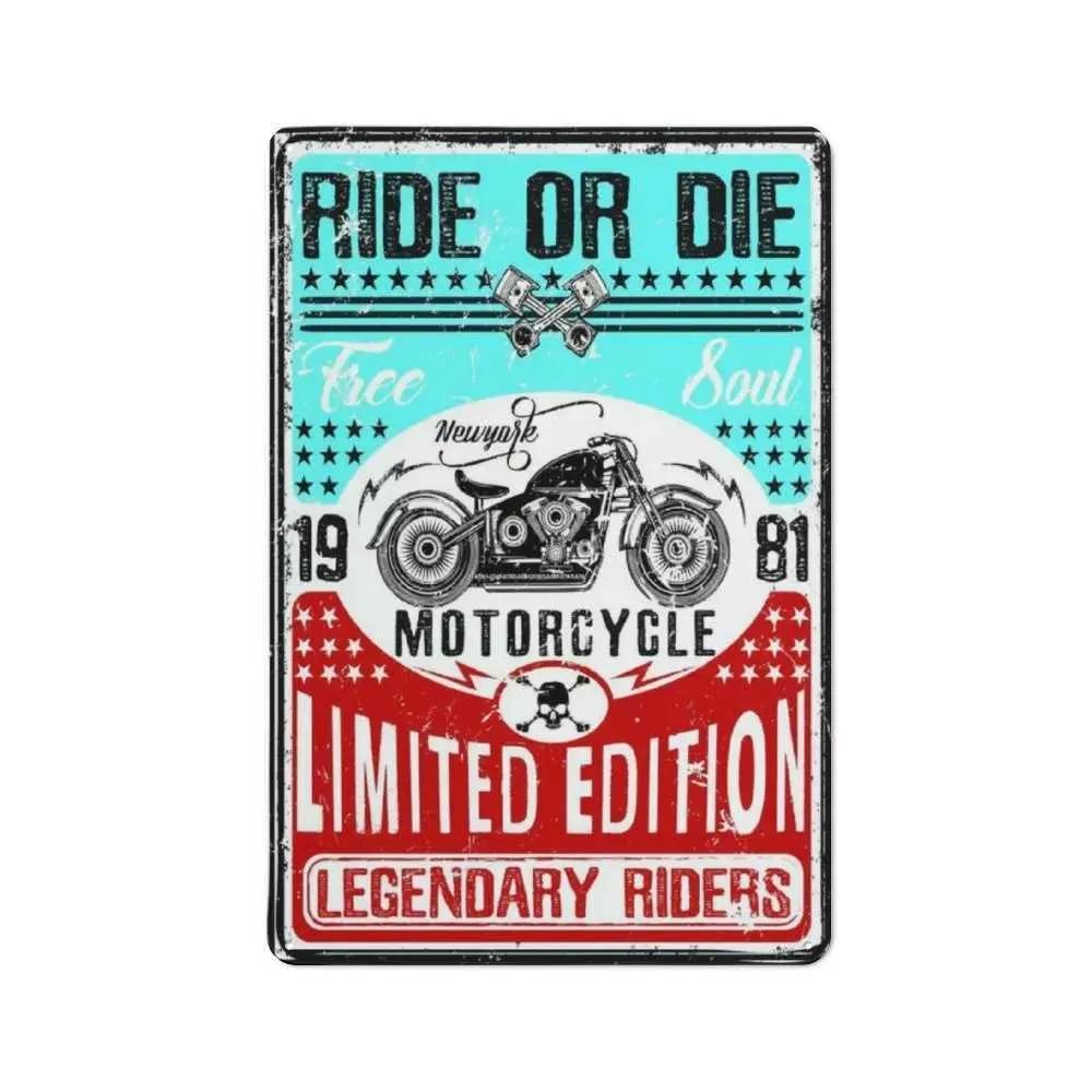 Dads Garage Metal Tin Signs Poster Retro Route 66 Car Metal Tinplate Retro Garage Tire Shop Wall Decoration 20X30Cm