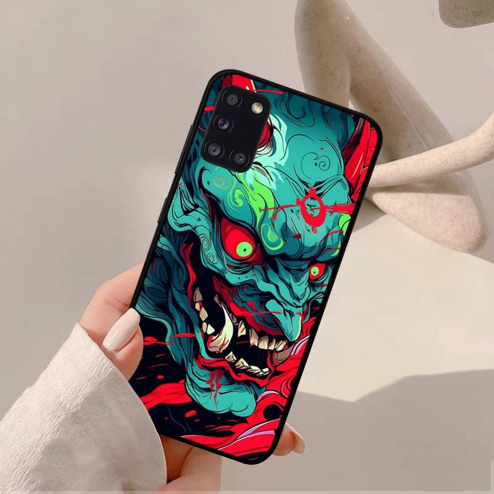 Japan Ghost Face Samurai Phone Case For Samsung A 52 53 21 32 13 12 71 31 51 40 72 73 70 22 42 50 30 20 21 shell