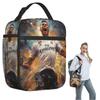 Cristiano Ronaldo Jumps Insulated Lunch Bag for Women Children Leakproof Food Boxes Thermal Lunch Box Tote