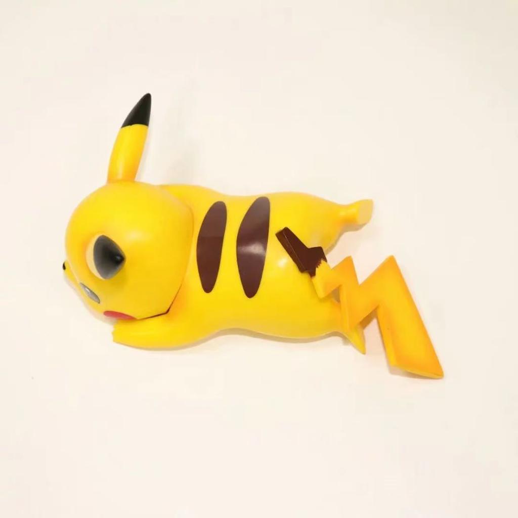 Cute  Q Version Little Elf Sleep Pikachu Car Decoration Cartoon Doll Anime Figures Model Children Toys Gifts