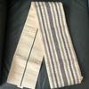 Used Authentic Chikuzen Hakata-ori Half-width Obi (Sash) Made of Pure Silk
