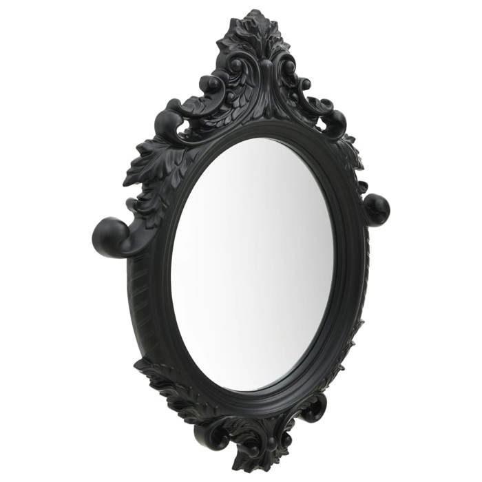 VidaXL Wall Mirror Chateau Style 56x76 Cm Black 320359