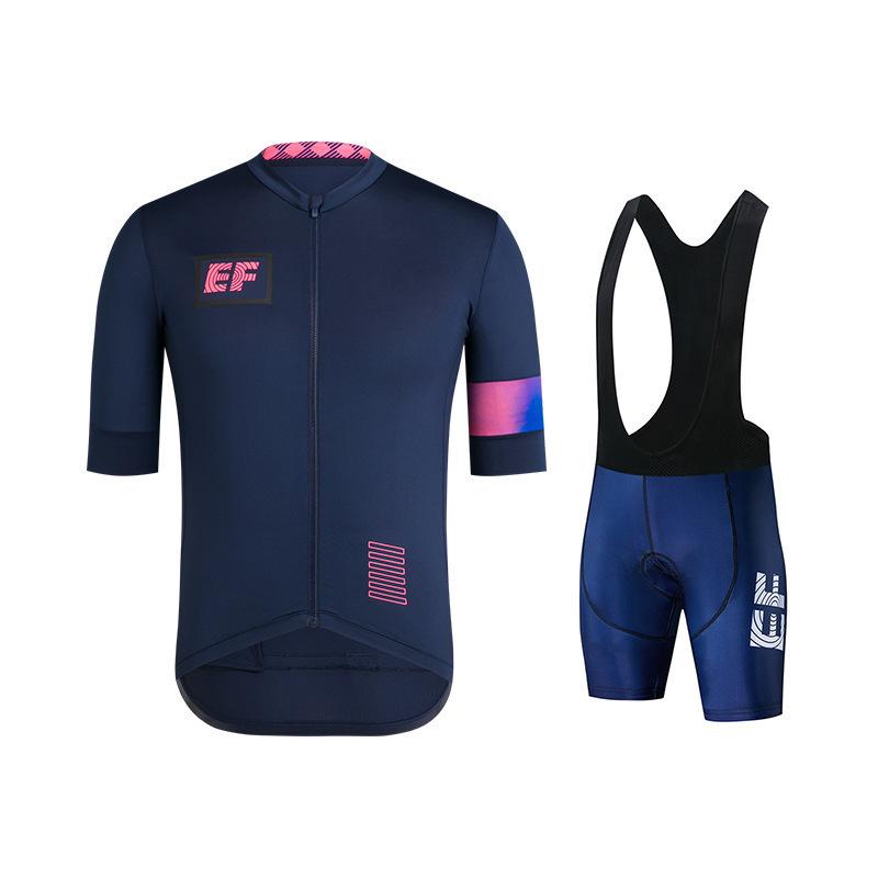 Summer New Short Sleeve Cycling Suit Strap Set Breathable Tour De France Road Bike Men's and Women'sEquipment 2026 Summer Suit Breathable Cycling Suit