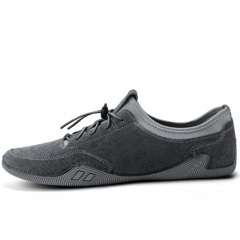 Leather Men Casual Shoes Males Boat Shoes Fashion Sneakers Breathable Mens Loafers Shoes Luxury Elegantes Lace-Up Walking Dress