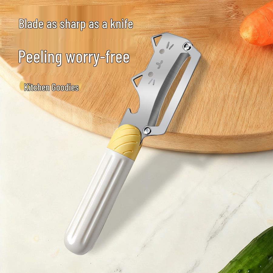 Stainless Steel Sugar Cane Peeler: Commercial-Grade Tool for Peeling Pumpkins and Lettuce