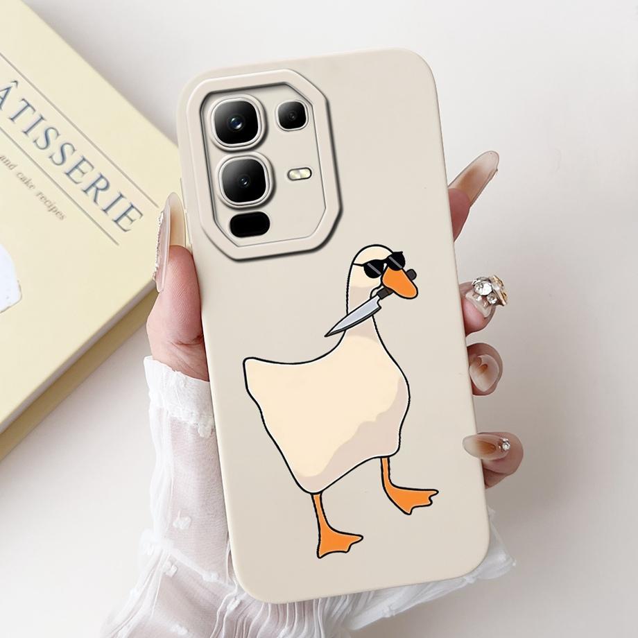 For Infinix Note 50x 50s 50 Pro+ Case Cartoon Rabbit Panda Duck Printed Cover Soft Silicone Bumper For Infinix Note 50 50Pro 4G