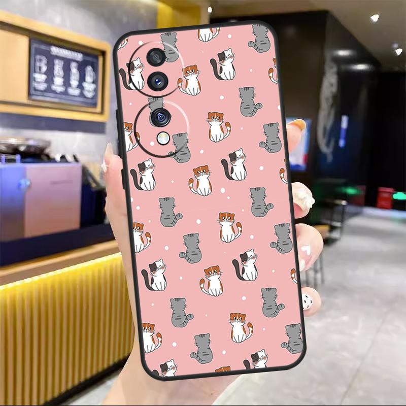 Funny Cat Collage For Honor Magic 5 6 7 8 Pro Case For Honor Win RT 50 70 90 200 400 Lite X8c X8b X9b X9c X9d