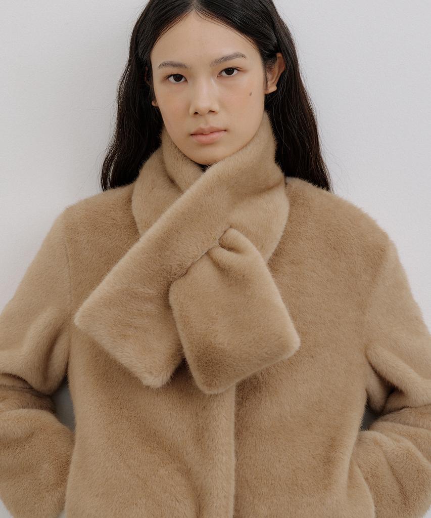 Octette Warmer Fur Blouson_Beige