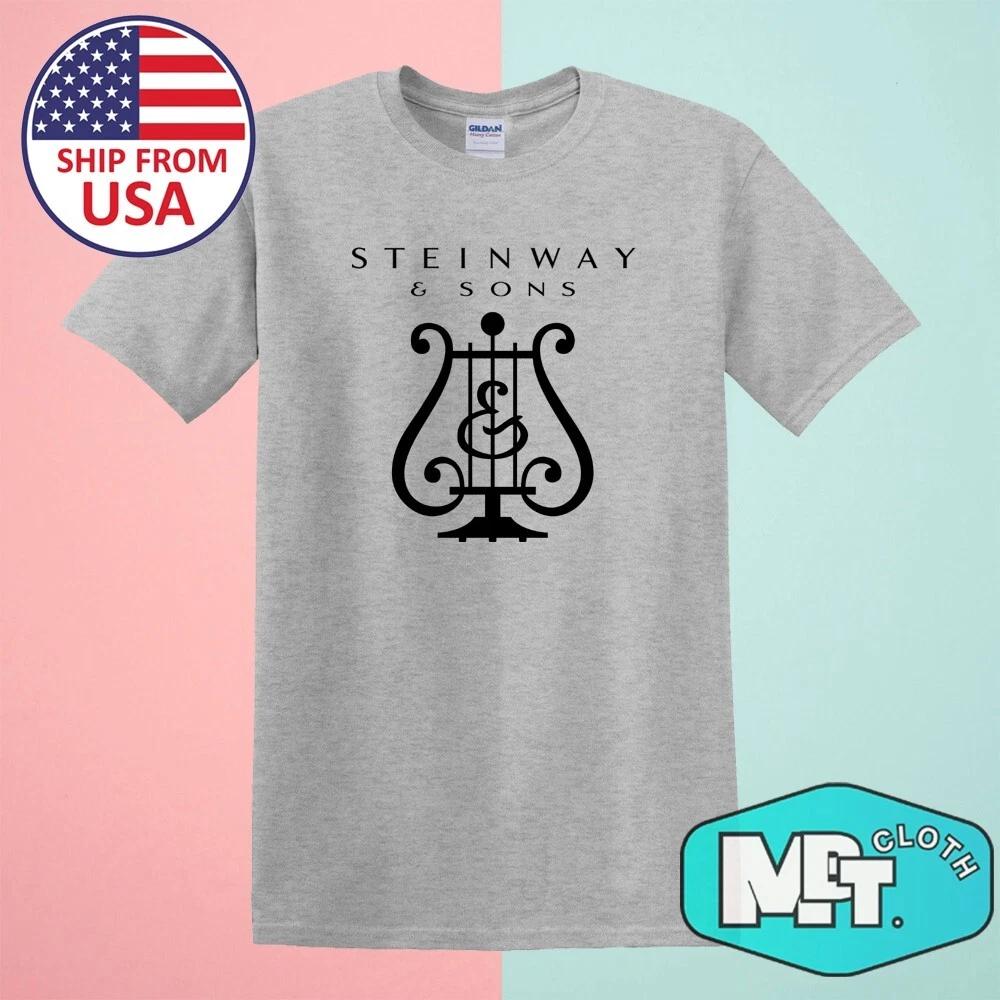 Steinway & Sons Men s Grey Size S-5XL S