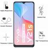 Screen Protector Film - Phonillico® - Vivo Y21S - Pack of 4 - Tempered Glass - Scratch Resistant