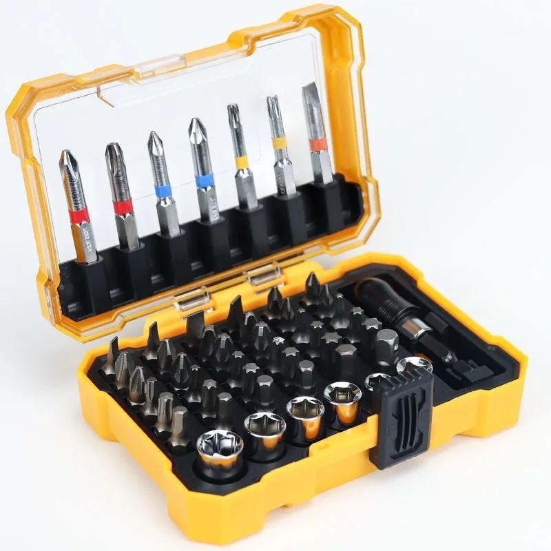 Screwdriver Bit Set,Multi-functional Household Hand Tool Set,Magnetic Screw Driver Bits Kit Slotte Phillips Pozi Torx Hex.