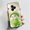 New Soft Black Casing For TCL NxtPaper 60 Ultra Green Cartoon Rabbit Pattern Shockproof Cover For TCL Ion X/TCL Ion V Case