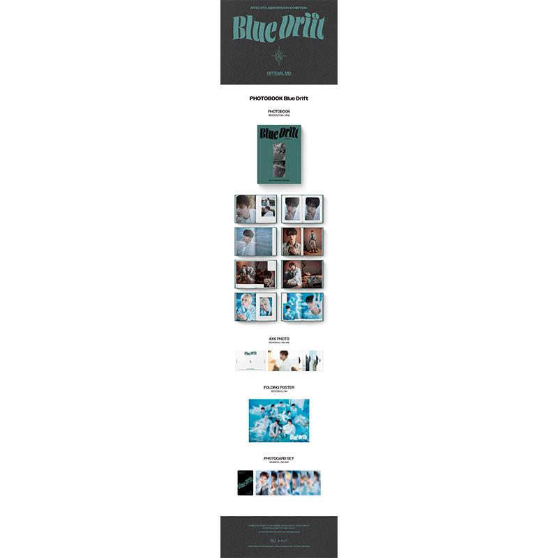 [Pre-order] ATEEZ - 8th Anniversary PHOTOBOOK [Blue Drift] (Online Benefit)