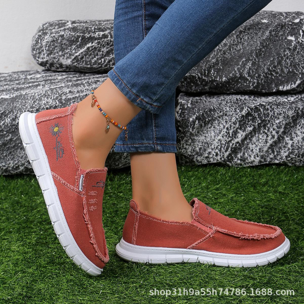 

Новые парусиновые туфли, мужская рабочая обувь, одна педаль, старые пекинские тканевые туфли, мягкая подошва, сверхлегкая повседневная обувь для людей среднего и пожилого возраста 44 оранжевый