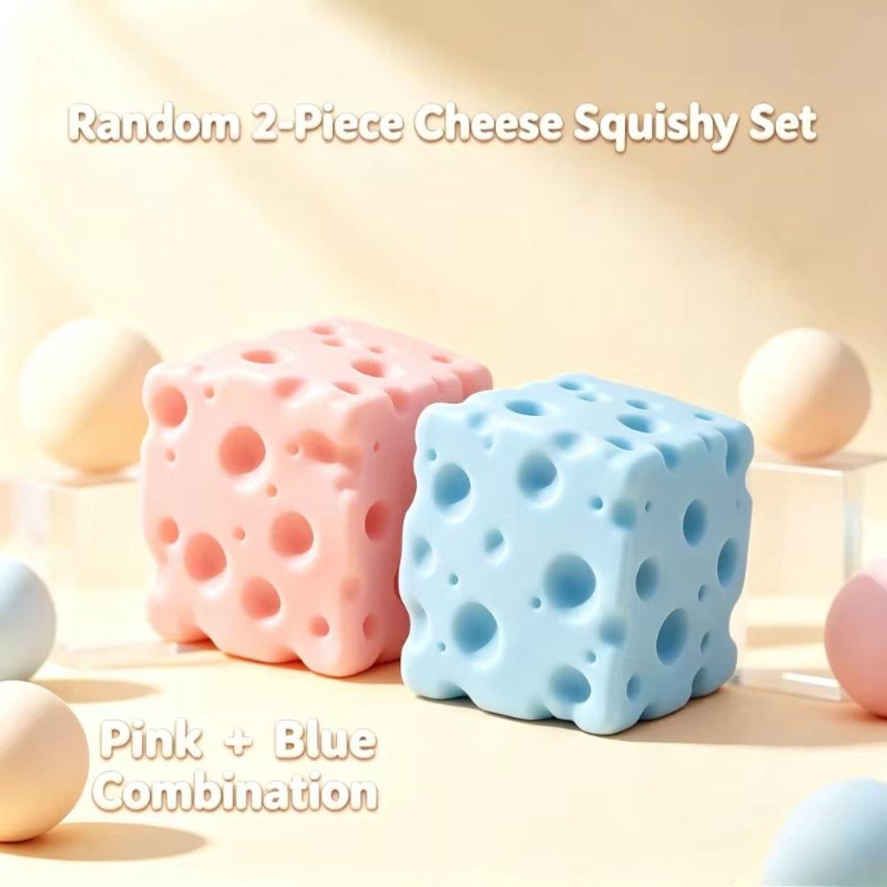 Super Soft Cheese Squeezed Toy Moldable Cheese Slow Rebound Toy Office Desk Toy