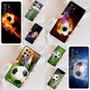 Football Soccer Ball Cell Phone Case for Samsung Galaxy S26 Ultra S25 S24 S23 S22 S21 S20 Note10 Cover