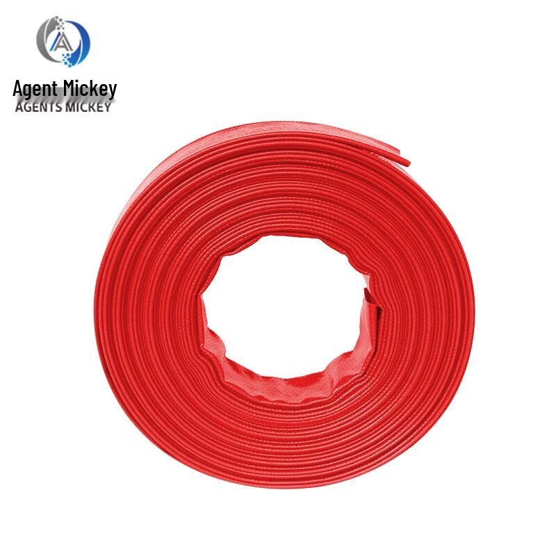 Mickey Agent Red PVC Agricultural Water Hose 4 inch (100mm) 50m