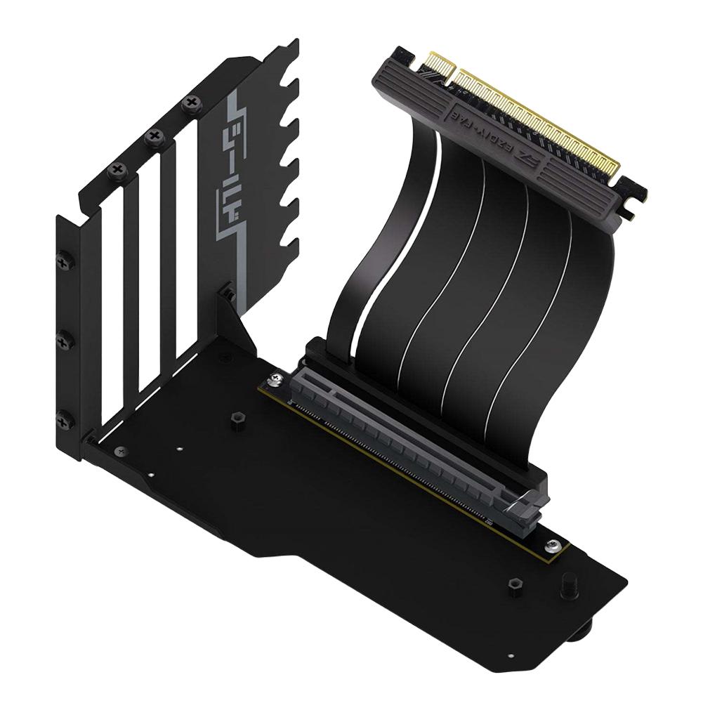 Vertical Graphics Card Holder Kit with 15cm PCI-E 4.0 X16 Riser Cable Video Card Support Kit 90 Degree Right Angle