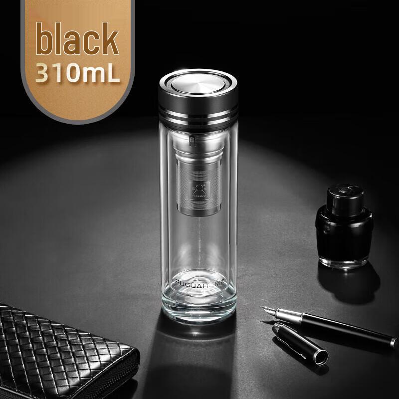 FUGUANG 310ml Double-Layer Glass Cup