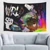 2026 Hot Sale Rapper Tapestry Juice Wrld Singer Tapestry Rapper Poster Wall Hanging Art Decoration Living Room Bedroom Dorm