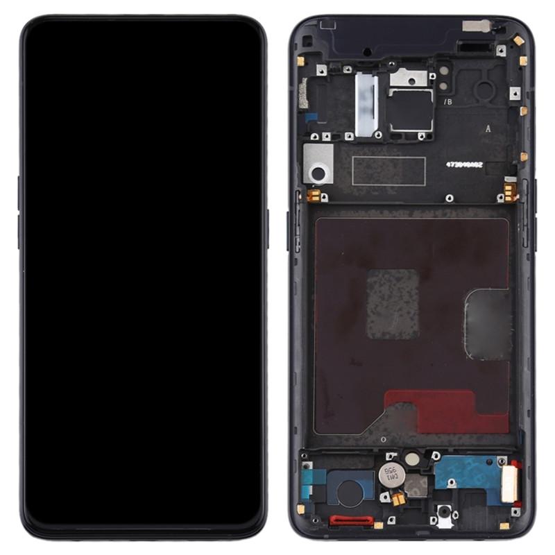 

For Oppo Reno/Reno 5G OEM Grade S AMOLED Screen and Digitizer Assembly+Frame Replacement Part (without Logo) Black