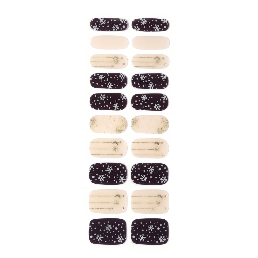 Nail Stickers Transparent Gel Nail Stickers Baking Lamp Gel Manicure Stickers